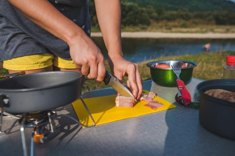 repas au camping