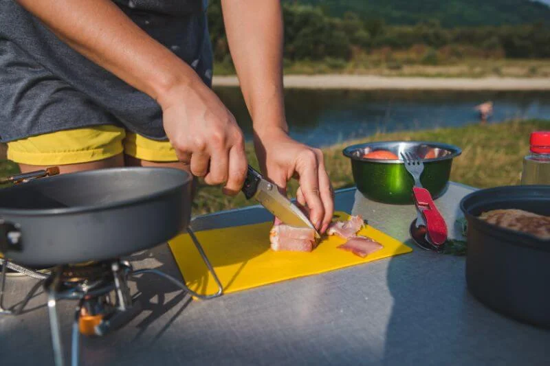 repas au camping