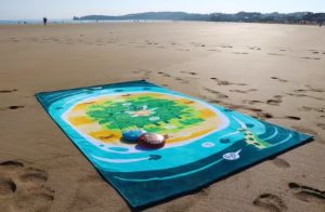 Kit de Jeu de disques volants & Serviette cible Kit de Jeu de disques volants & Serviette cible