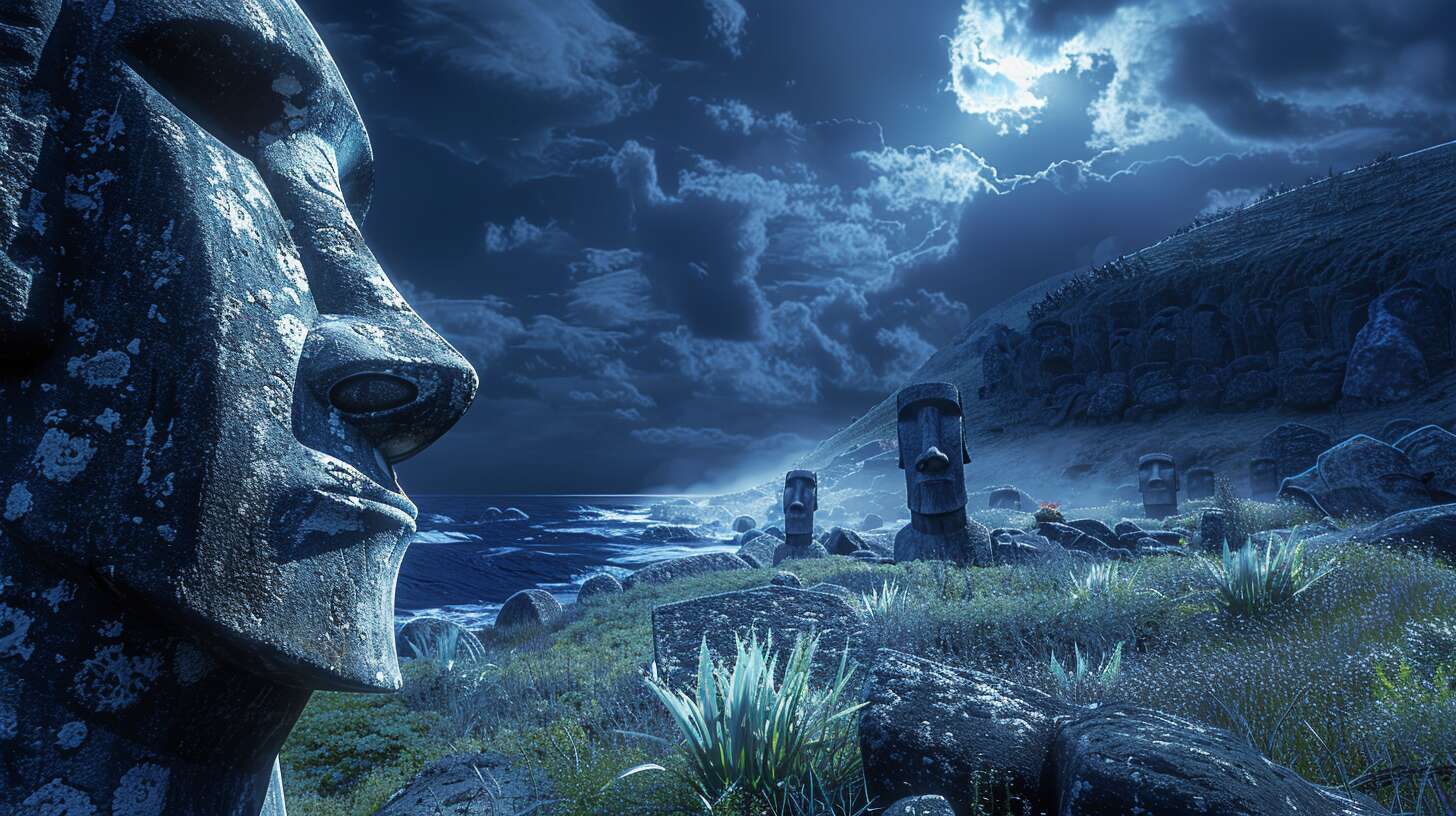 L'île de pâques, mystères ancestraux et statues moaïs
