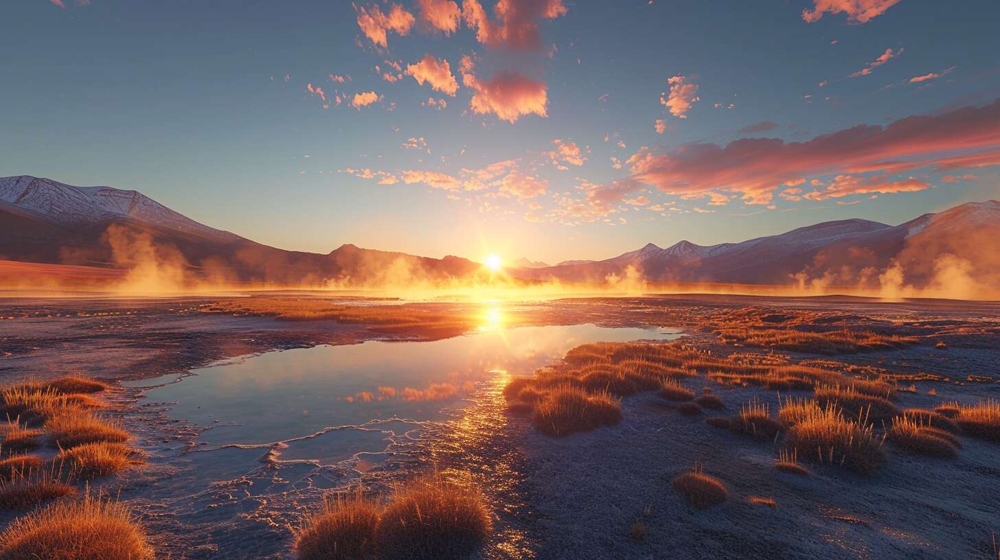 Les geysers d’el tatio : une merveille naturelle à l’aube