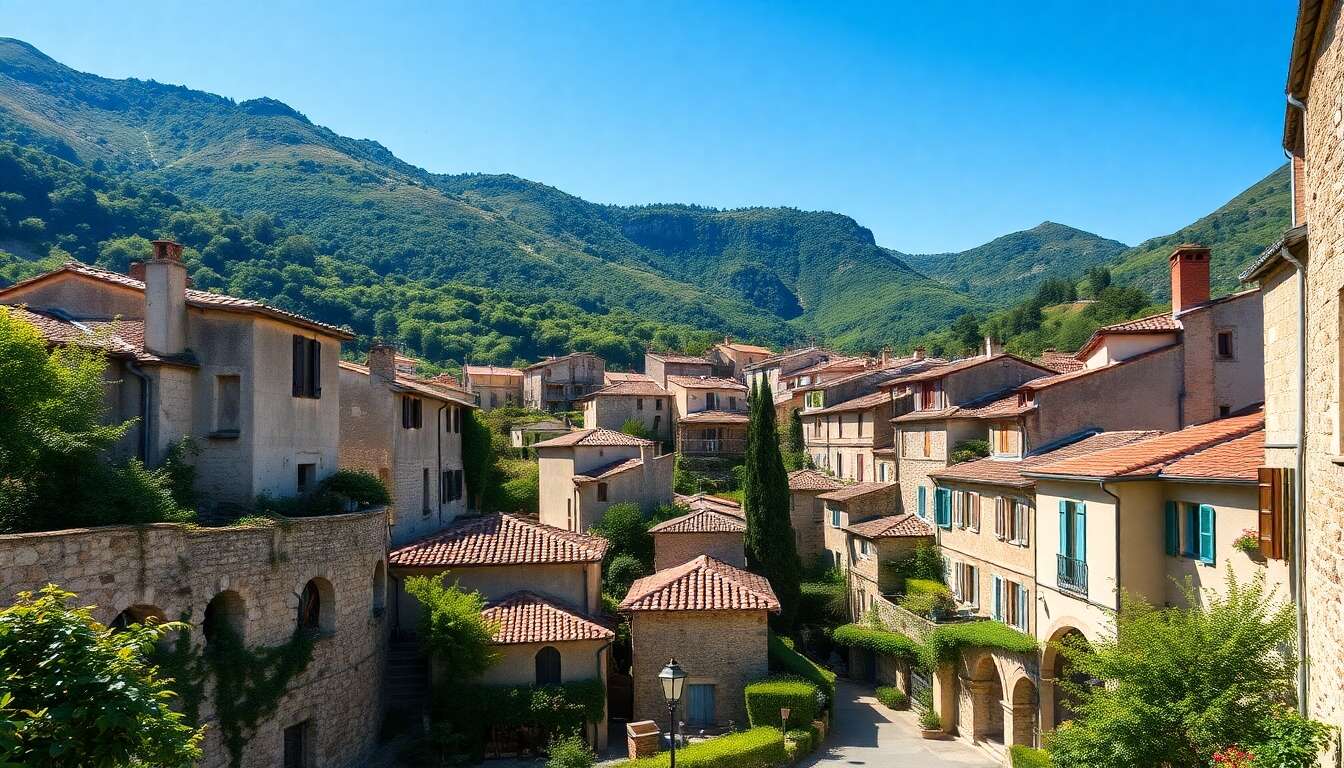 Saorge : un village perch&eacute; dans les alpes-maritimes