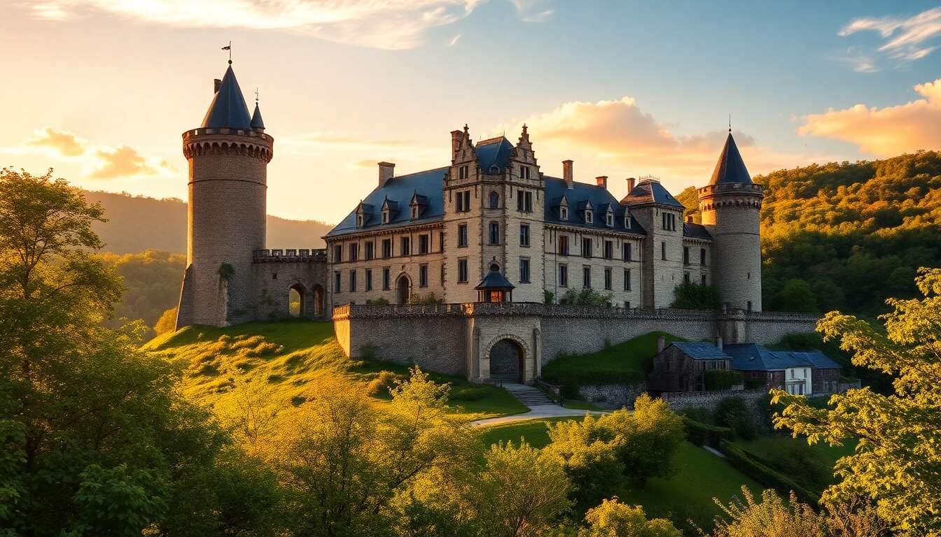 Le majestueux château d'anjony Le majestueux château d'anjony