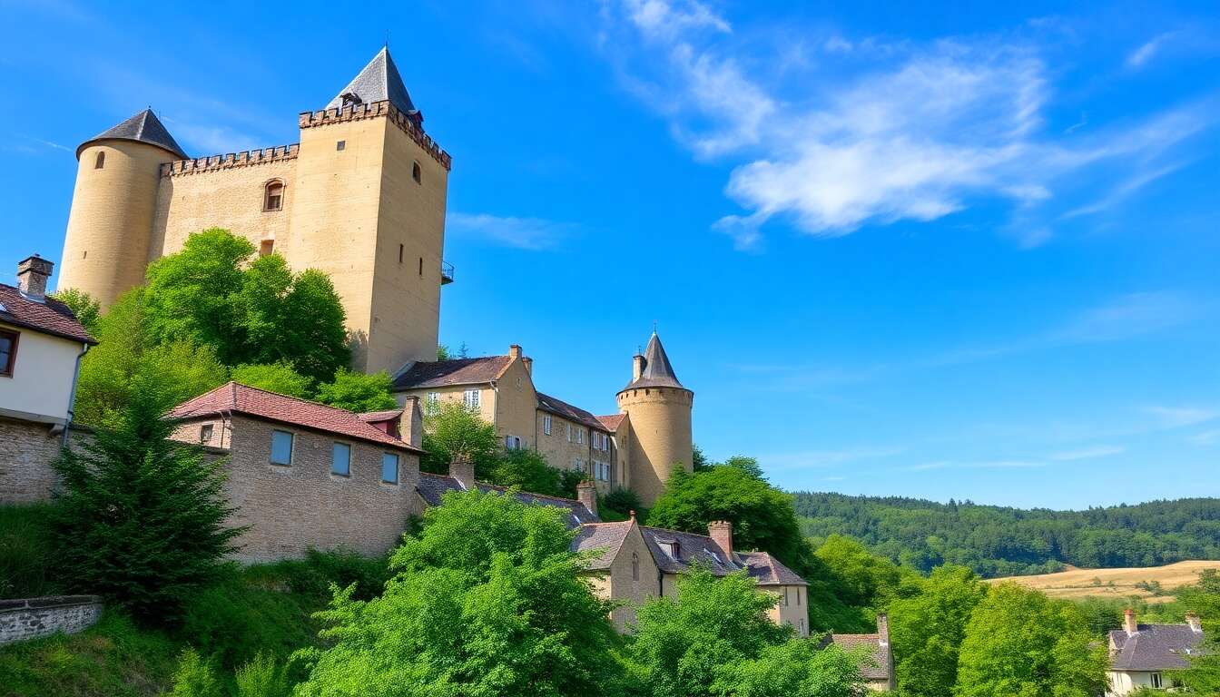 Une forteresse médiévale impressionnante