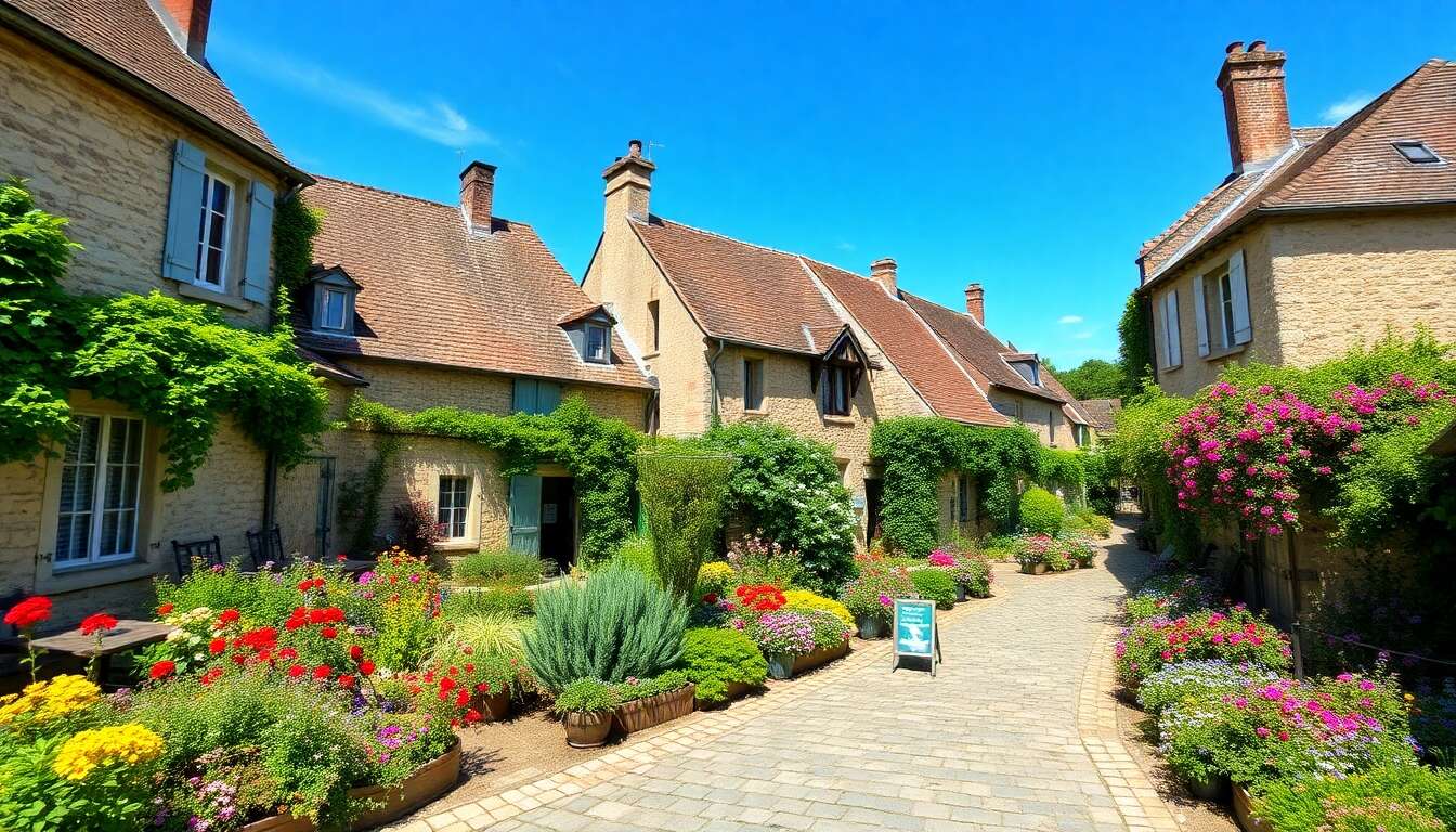 Nature et fleurissement, un village-jardin